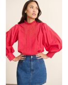 Blouse Bella cerise