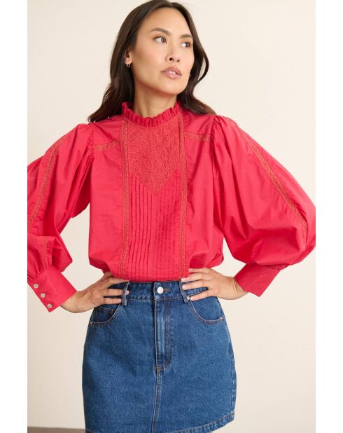 Blouse Bella cerise