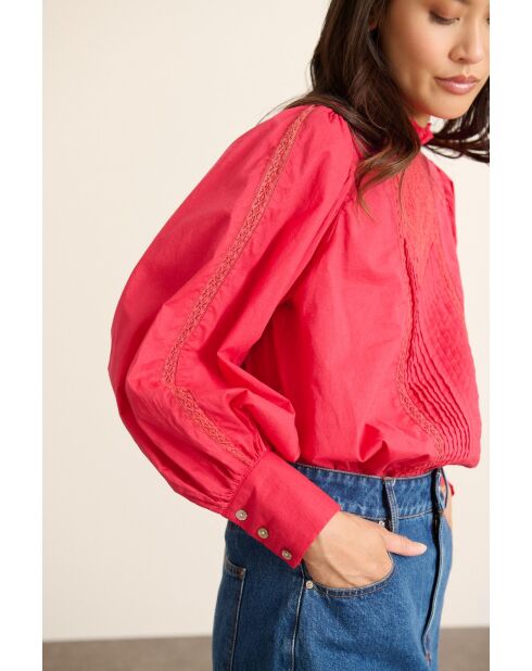 Blouse Bella cerise