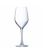 Lot de 12 verres à pied Sens argentée - 45cl