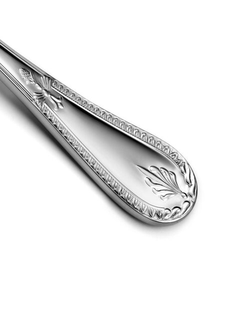 Fourchette et cuillère de service Consul argentée