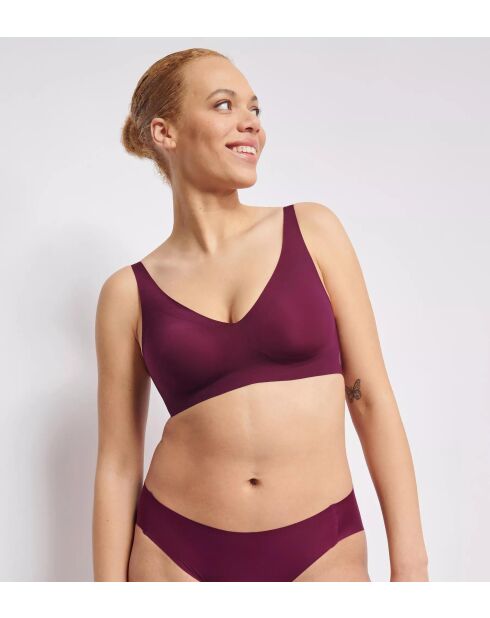 Soutien-gorge ZERO Feel 2.0 Soft bra bordeaux