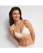 Soutien-gorge en coton GO Ribbed R P angora