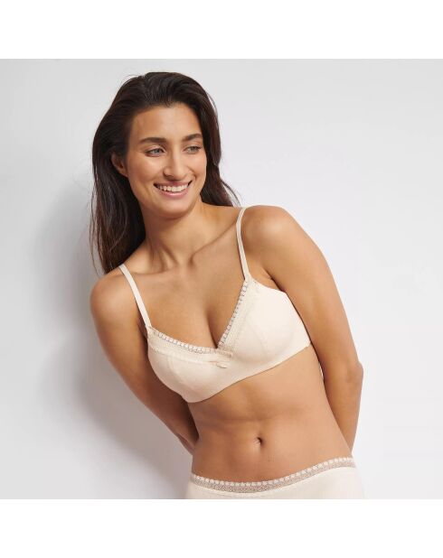 Soutien-gorge en coton GO Ribbed R P angora