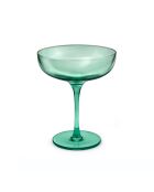 Lot de 4 coupes à champagne Eyden vert - 17cl
