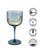 Lot de 4 verres à pied Eyden bleu - 26cl