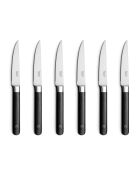 Set 6 couteaux steak Kasaro argentés - 2.5mm