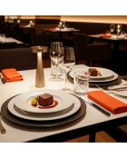Set 6 couteaux steak Kasaro argentés - 2.5mm
