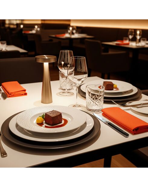 Set 6 couteaux steak Kasaro argentés - 2.5mm