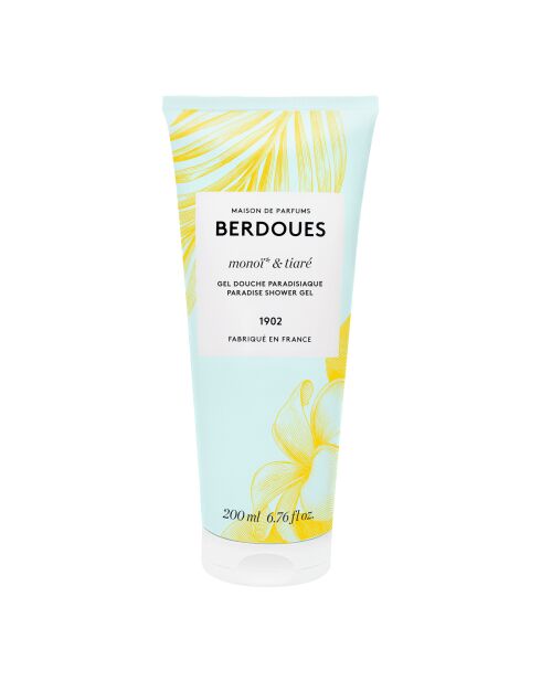 Gel douche paradisiaque Monoï & Tiaré - 200ml