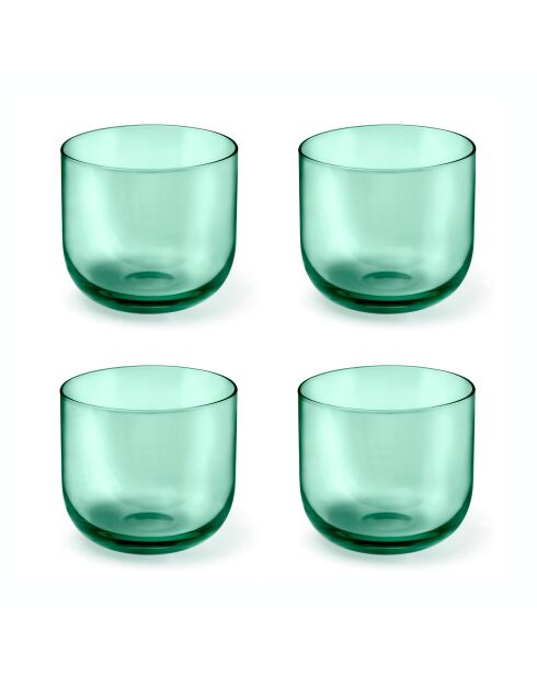 Lot de 4 gobelets Eyden vert - 26cl