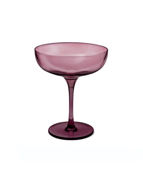 Set van 4 roze Eyden champagneglazen - 17 cl