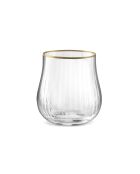 Lot de 6 gobelets Altesse transparent/doré - 35cl