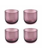 Lot de 4 gobelets Eyden rose - 26 cl
