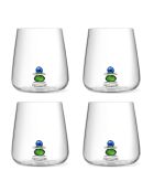 Lot de 4 gobelets assortis Cairn bleu/vert - 43cl