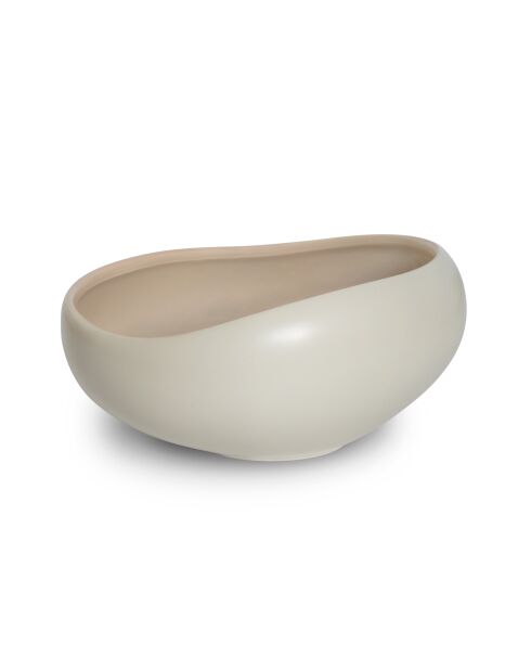 Set van 6 Kyma Terre Solaire witte bekers -D.14 cm