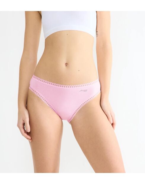 Lot de 3 Culottes en coton GO Crush High leg couleurs multiples 4