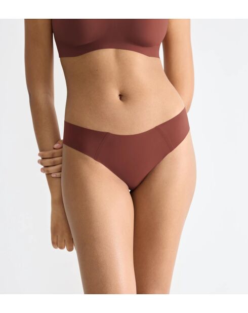 Culotte ZERO Feel 2.0 Tiny tanga henné brûlé