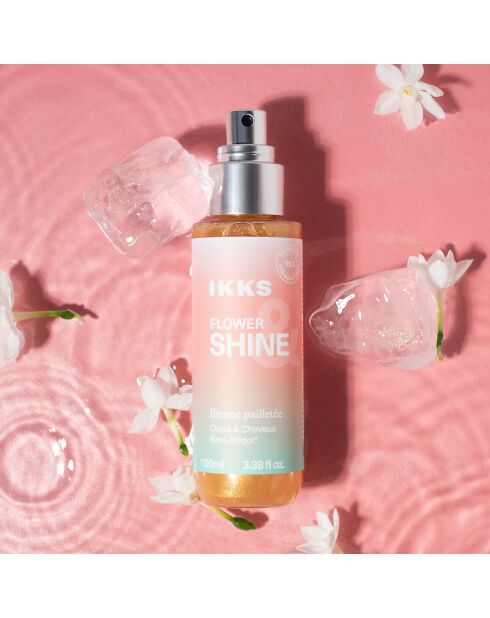 Brume parfumée pailletée Flower & Shine - 100ml