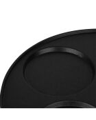 Poêle à pancake en fonte d'aluminium noire - D. 26,5 cm