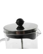 Théière en verre avec couvercle en inoxnoir - 60 cl