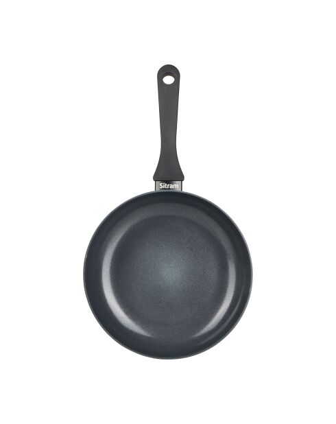 Sauteuse en aluminium pressé recyclé vert clair mat - D. 26 cm