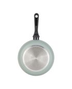 Sauteuse en aluminium pressé recyclé vert clair mat - D. 26 cm