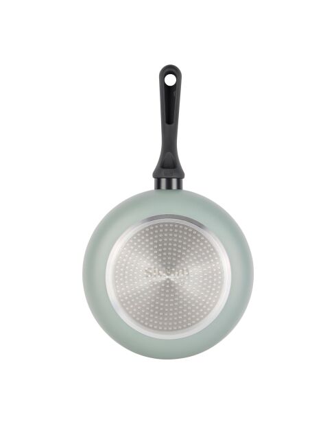 Sauteuse en aluminium pressé recyclé vert clair mat - D. 26 cm