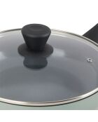 Sauteuse en aluminium pressé recyclé vert clair mat - D. 26 cm