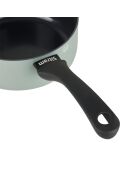 Casserole en aluminium pressé recyclé vert clair mat - D. 20 cm