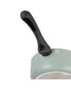 Casserole en aluminium pressé recyclé vert clair mat - D. 20 cm