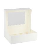 Set di scatole per dolci bianche - 3 pezzi