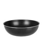 Wok en aluminium pressé Declic New noir - D. 28 cm