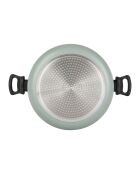 Faitout en aluminium pressé recyclé vert clair mat - D. 28 cm