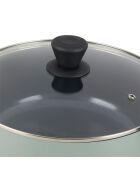 Faitout en aluminium pressé recyclé vert clair mat - D. 28 cm
