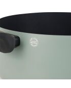 Faitout en aluminium pressé recyclé vert clair mat - D. 28 cm
