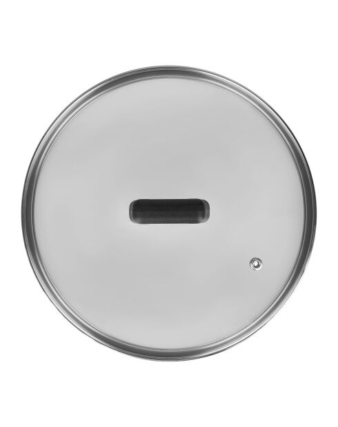 Batterie de cuisine amovible en inoxargentée - 10 pièces