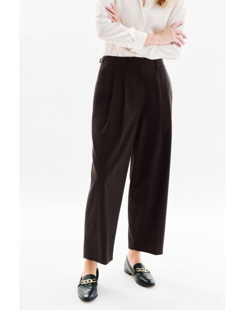Pantalon Plume marron chocolat