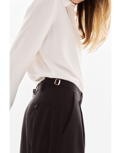 Pantalon Plume marron chocolat