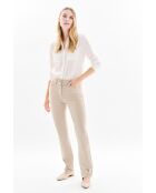 Pantalon en coton Chicago beige