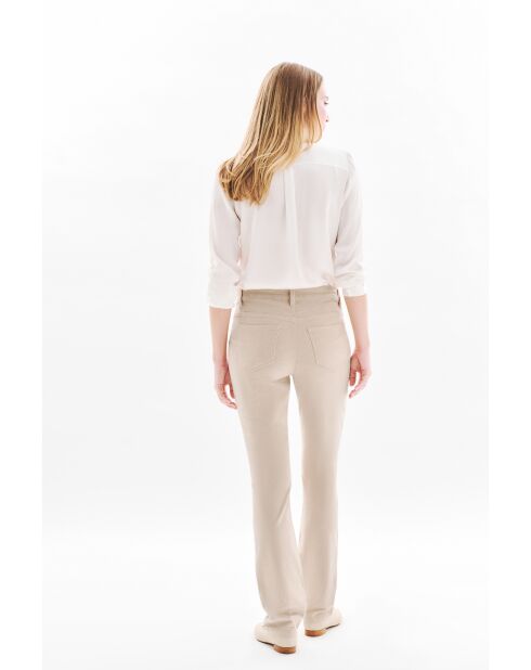 Pantalon en coton Chicago beige