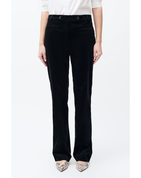 Pantalon en coton Pegase noire