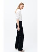 Pantalon en coton Pegase noire