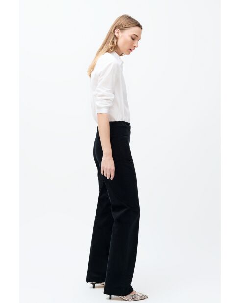 Pantalon en coton Pegase noire