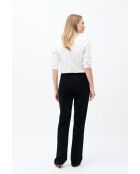 Pantalon en coton Pegase noire