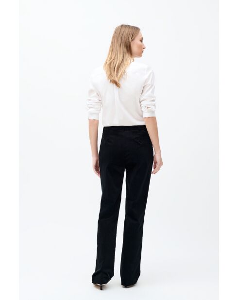 Pantalon en coton Pegase noire