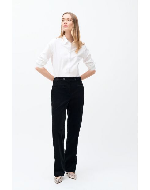 Pantalon en coton Pegase noire