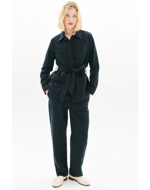 Schwarze Baumwollhose Pargos