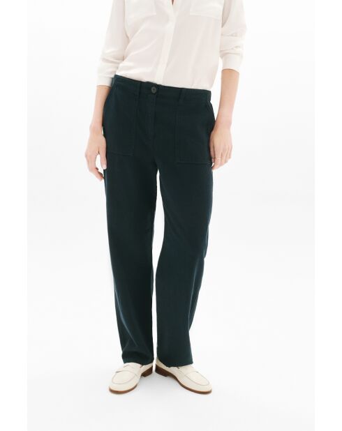 Schwarze Baumwollhose Pargos