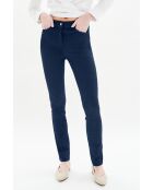 Pantalon en coton Joss bleu marine